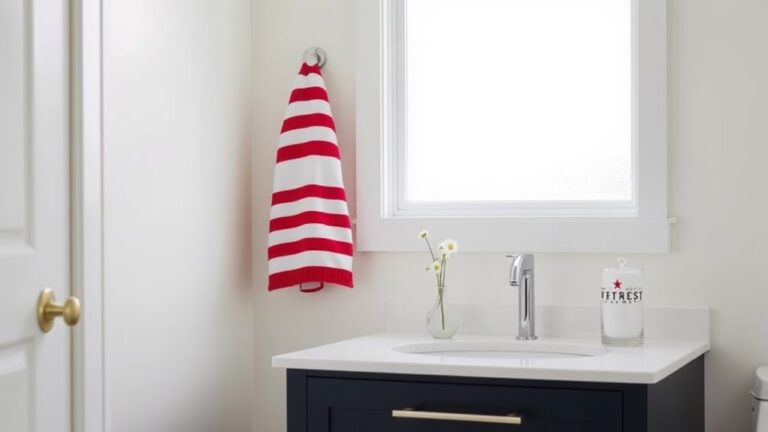 minimalist fourth of july decor