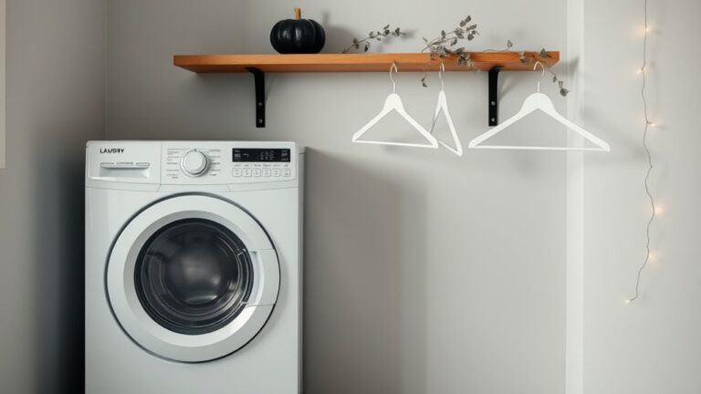 minimalist laundry room decor