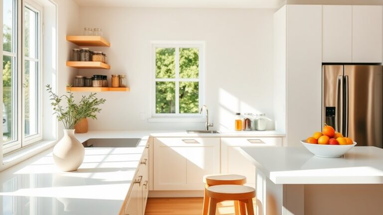 minimalist summer kitchen decor