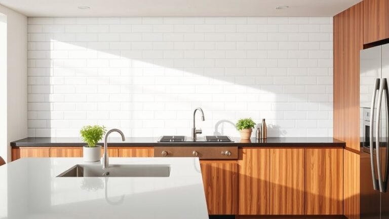 modern minimalist kitchen backsplash