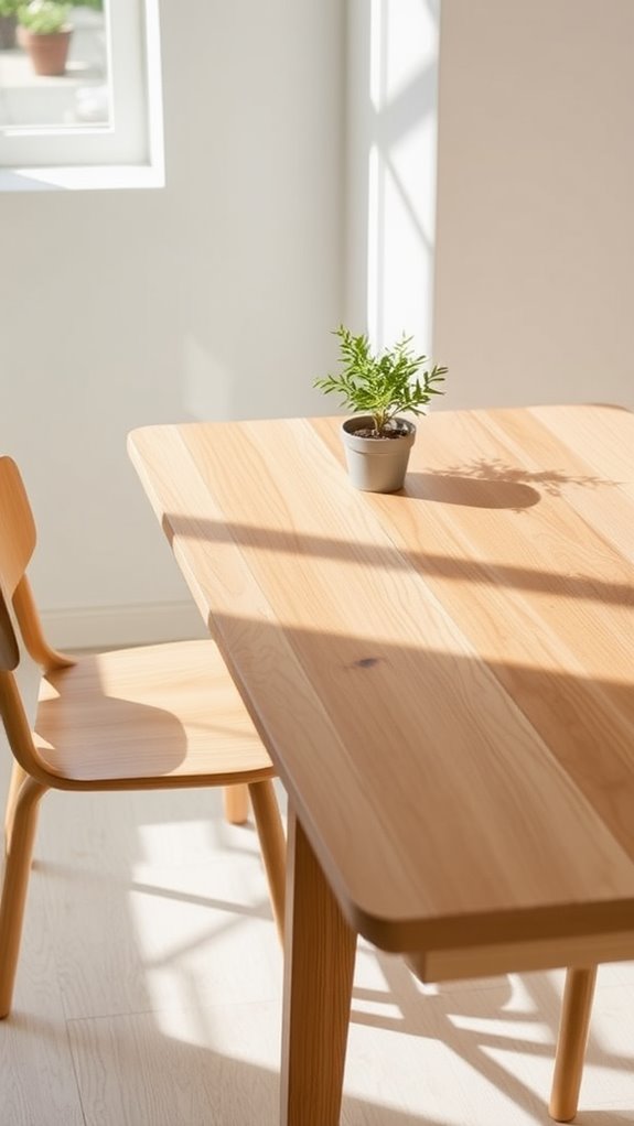 natural wood finish simplicity