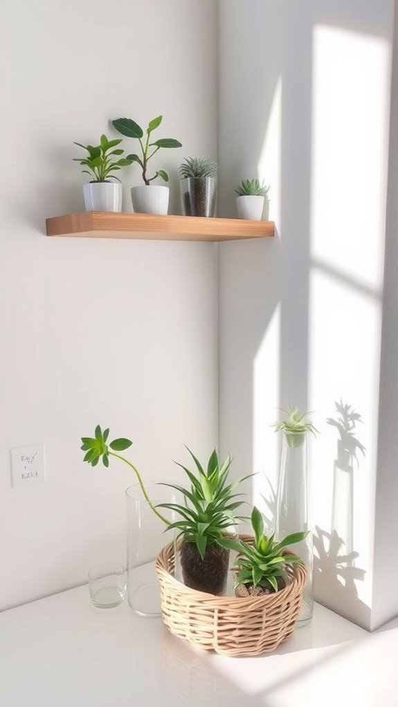 nature inspired plant decor