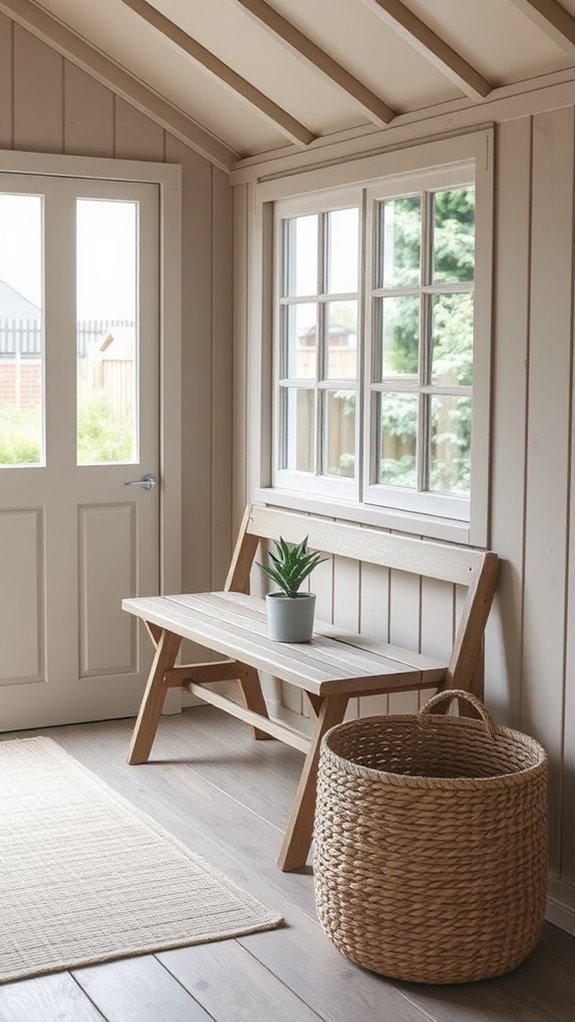 neutral color scheme recommended