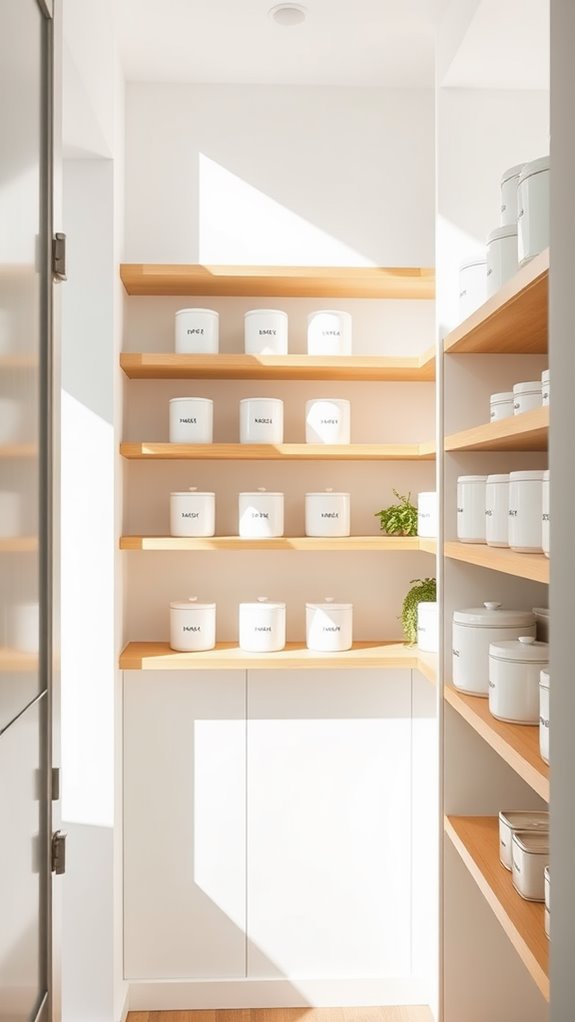 open shelving design concept