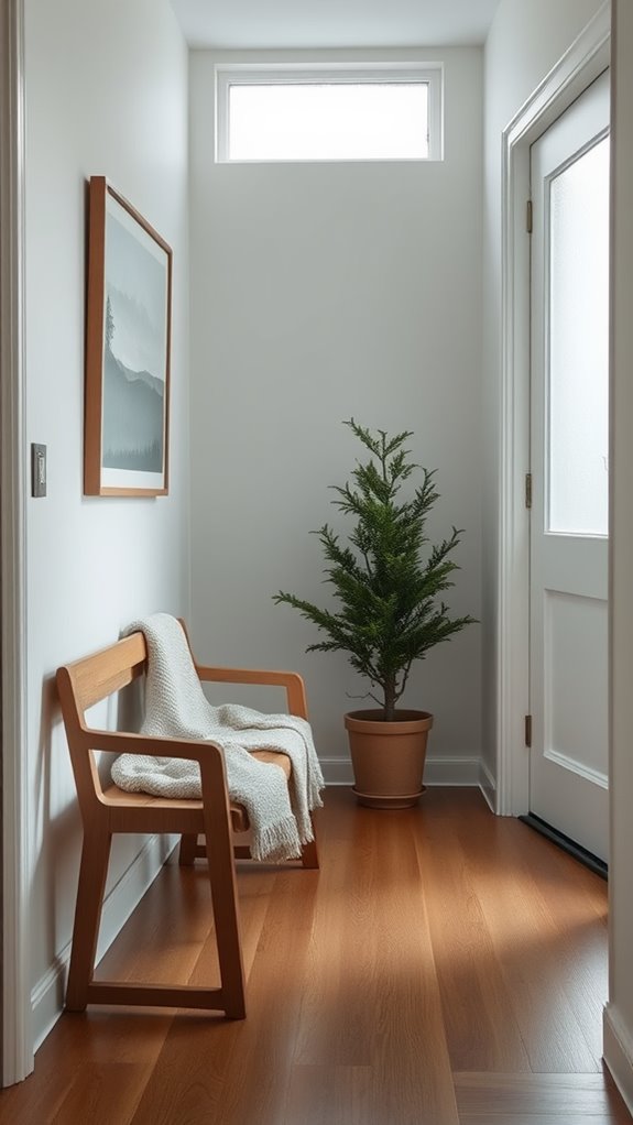organized and welcoming entrance