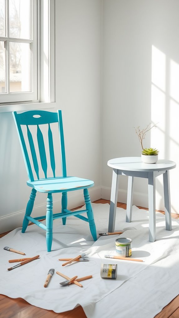 revitalize furniture with paint