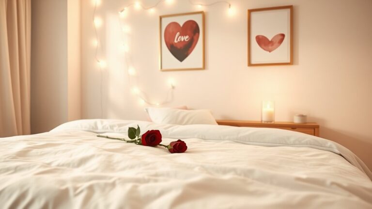 romantic minimalist bedroom decor