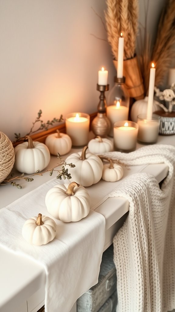 select calm muted tones