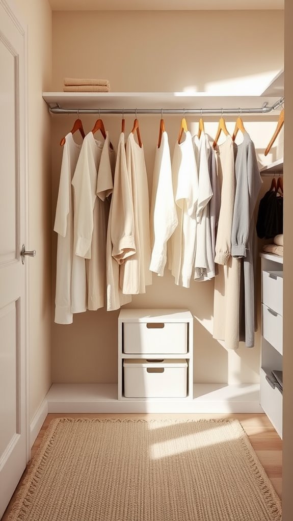 select calming neutral tones
