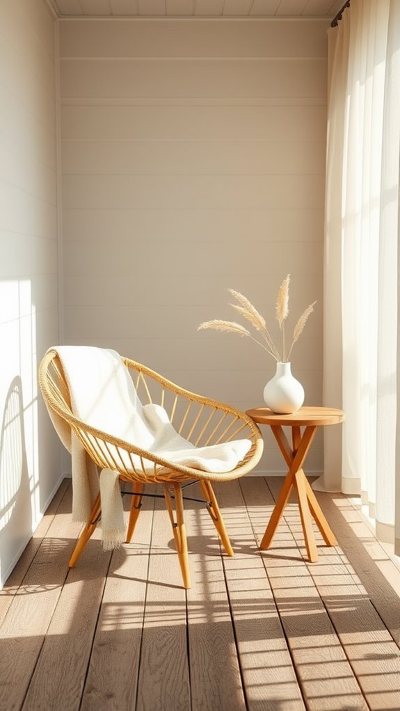 select calming neutral tones