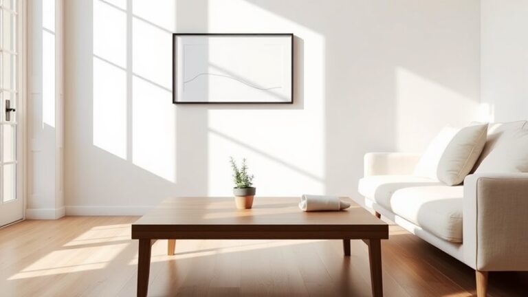 simple clean organized spaces