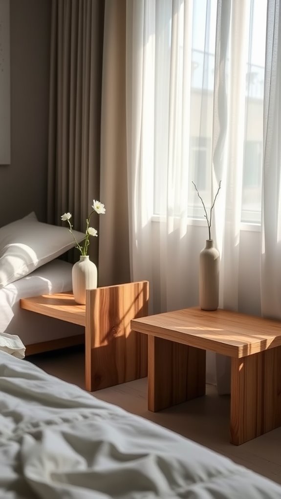 simple functional bedroom aesthetics