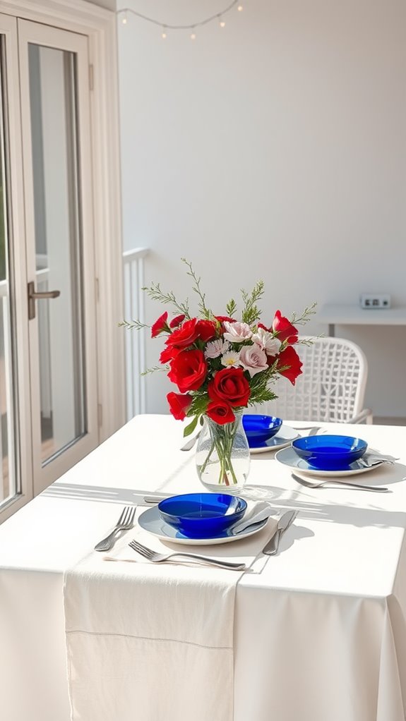 simplicity in table decor
