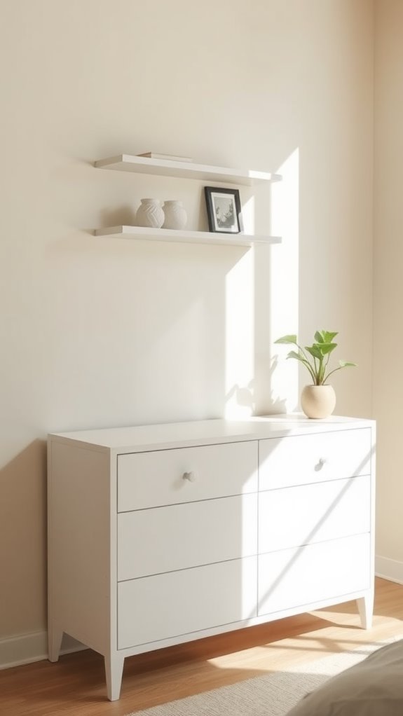 sleek storage for minimalism