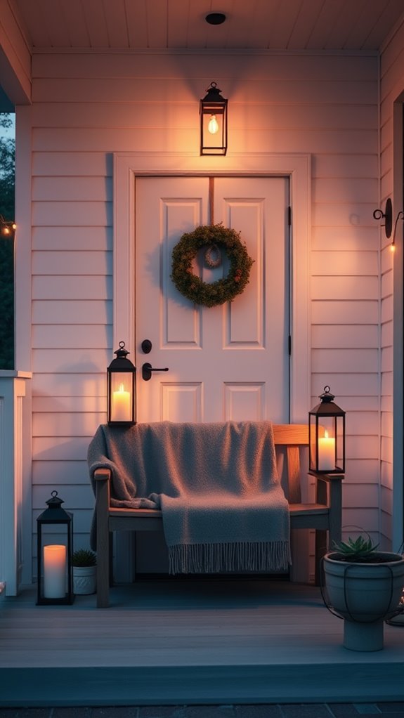 soft lighting with lanterns