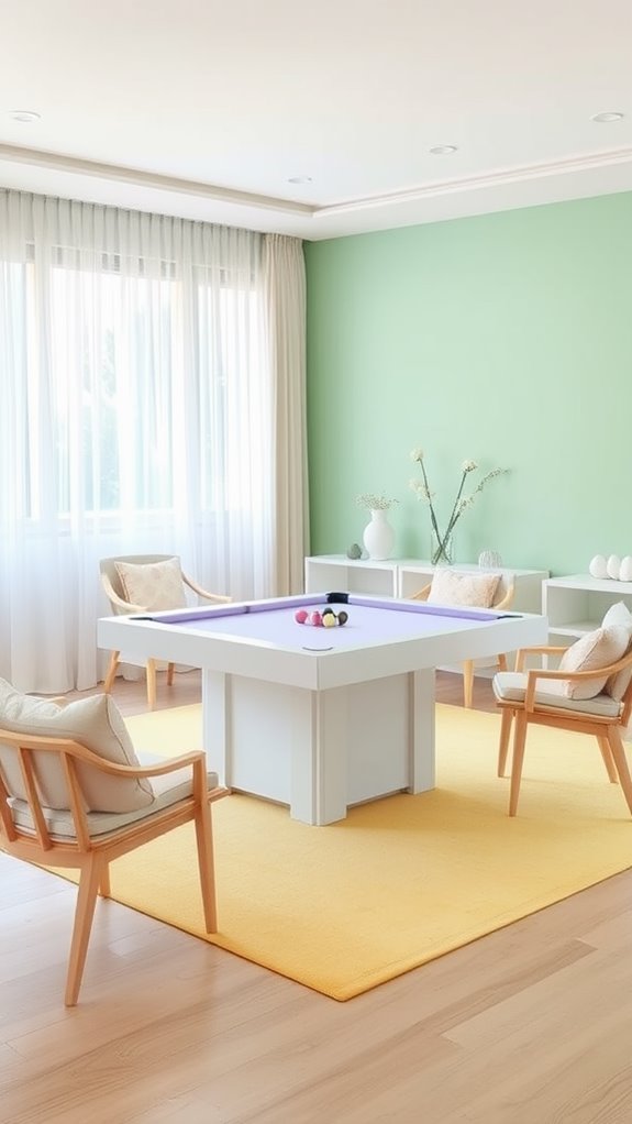 soft pastel color palette