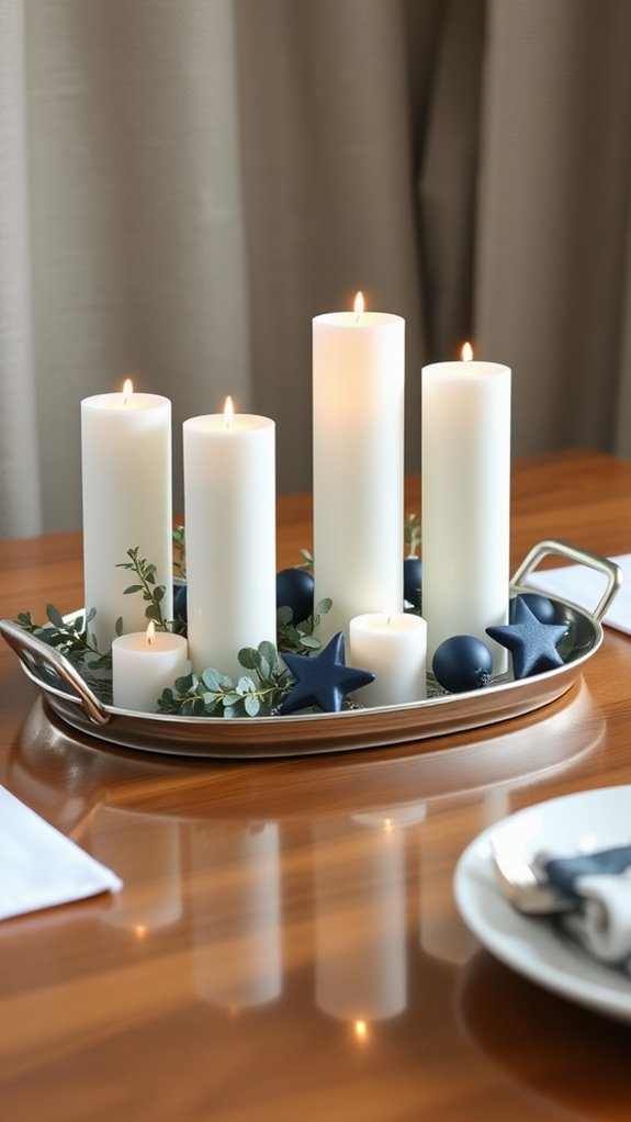 sophisticated candle displays