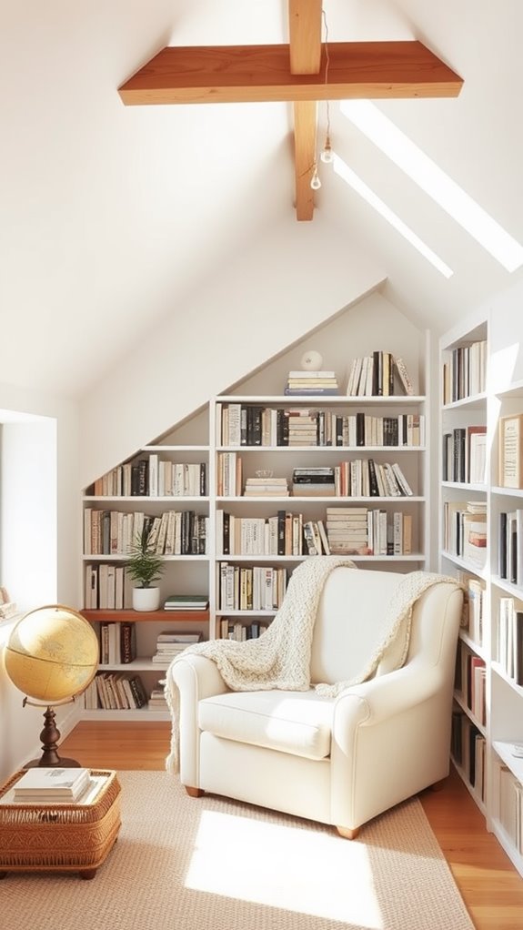stylish and cozy reading nook