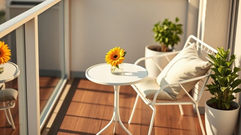 stylish labor day balcony