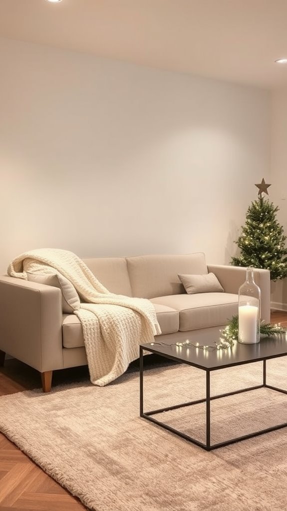 subtle festive decorative touches