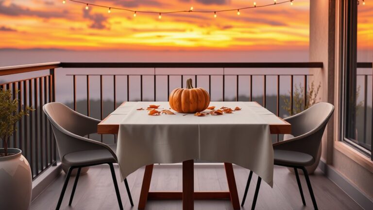 thanksgiving balcony decor ideas