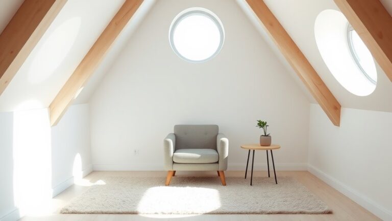 unused attic minimalist designs