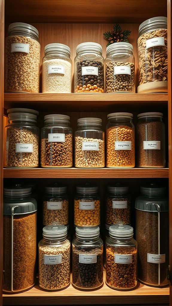 use transparent storage solutions