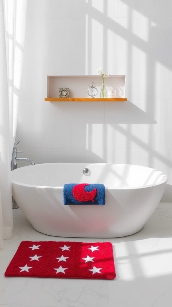 vibrant and stylish bathroom accessories